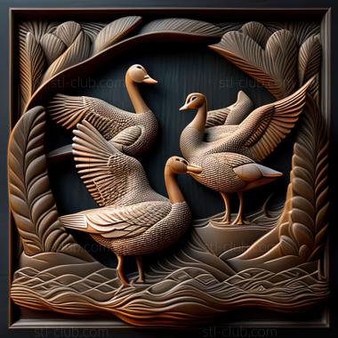 3D model st geese (STL)